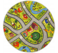 Dětský koberec Uličky 12 zelený kruh