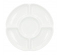 Servírovací tanier AURO biely ALL 991039