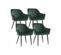 Set čtyř jídelních židlí LDC087C01-4 (4 ks)