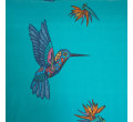 Ložní souprava FRIDA KAHLO tyrkysová s kolibříky 879444