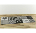 Protiskluzový kuchyňský koberec Flex 19053/08 šedý