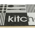 Protiskluzový kuchyňský koberec Flex 19053/08 šedý