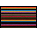 Rohožka SCRAPE farebné pruhy