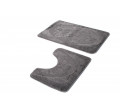 Sada koupelnových koberečků MONO 1107 tmavě šedý 6203 2PC BANAN