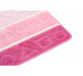 Sada kúpeľňových koberčekov MULTI B5015 FIGURY ružový