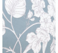 Posteľná súprava GRACIA modrá s bielymi kvetmi
