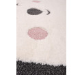 Detský koberec Skandi Kids A1098A antracitový / krémový