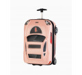 Dětský kabinový kufr DAKAR růžové auto