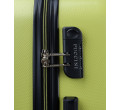Limetkový kabinový kufr s kombinačním zámkem