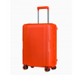 Oranžový kabinový kufr Osaka uzavíraný přezkami