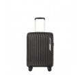 Černý kabinový kufr Marbella s drážkami
