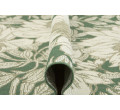 Šnúrkový koberec Foggia 16704/640 - kvety zeleň / krém