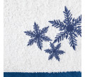 Sada ručníků CAROL 01 bílá / modrá