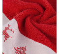 Sada ručníků NOEL 02 červená / bílá