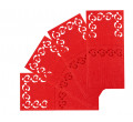 Vianočný obal na príbory - KF357 červené