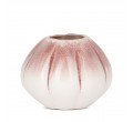 Váza EVITA 03 krémová / růžová