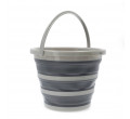 Skládací kbelík EASY CLEAN velké, šedé SS22 810614