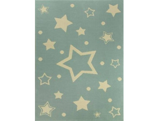 Dětský koberec KIDS 533743/85855 Hvězdy modrý