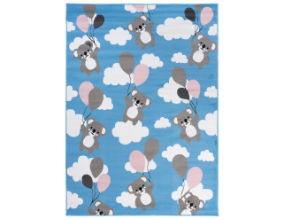 Detský koberec PINKY DE79B Koala modrý