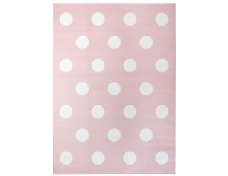 Dětský koberec PINKY Z235A White Dots růžový