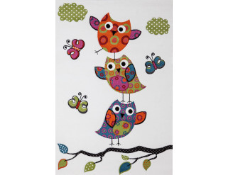 Dětský koberec DIAMOND THREE OWLS