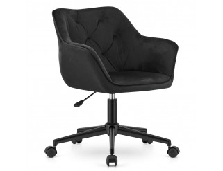Kancelářská židle COPA - černá samet