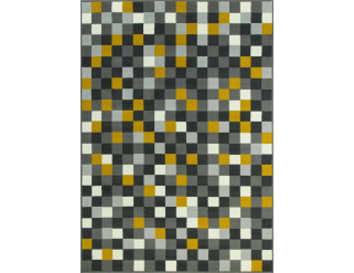 Koberec Luna 503629/89915 čtverce žlutý