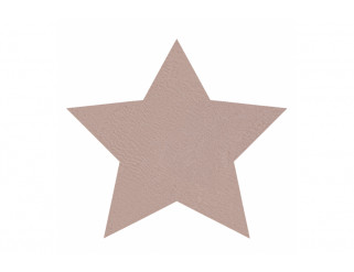 Koberec protiskluzový SHAPE 3148 hvězda Shaggy - špinavě růžový plyš