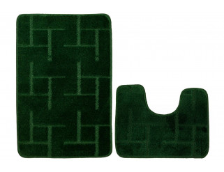 Sada koupelnových koberečků TERAMO lahvově zelená