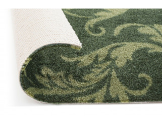 Metrážny koberec GRANDE BAROK zelený