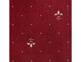 Metrážny koberec GRANDE FLEUR červený