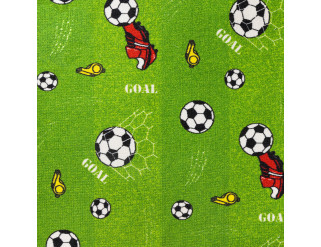 Dětský metrážový koberec - fotbal