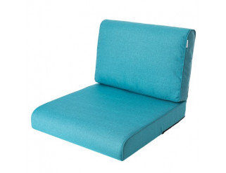 Polštář na ratanovou židli NEL R3 modrý