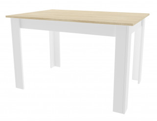 Stôl NP Dub Sonoma/biely