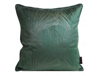 Sametový povlak na polštář PIERRE CARDIN - tmavě zelený