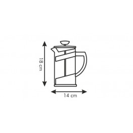 Tescoma kanvica na čaj a kávu TEO 0.6 l-  len na osobný odber!!!!!