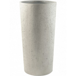 Grigio vase tall M Antique white concrete 36x68 cm