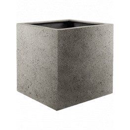 Kvetináč Grigio Cube sivý (natural - concrete) 60x60x60 cm