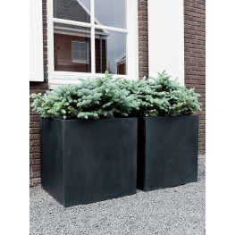 Fiberstone Block black 50x50x50 cm
