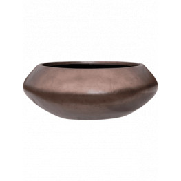 Metalic Silver leaf Bowl Ufo Matt Coffee 40x15 cm