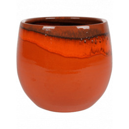 Indoor Pottery Pot Charlotte Orange 23x20 cm