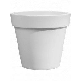 Rotazionale Easy Round Pot White 25x22 cm