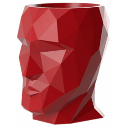 Adan Nano Lacquered Red (hlava) 17x13x18 cm