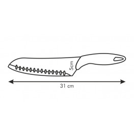 Tescoma japonský nôž PRESTO SANTOKU 20 cm