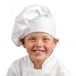 Gyermek magas szakács sapka 6-10 éveseknek - különböző színekben