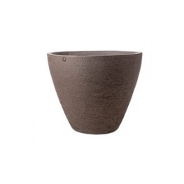 Kvetináč Round Vase sivý 56x49 cm