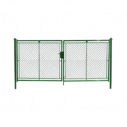 Dvojkrýdlová brána GARDEN 1600 x 3600 mm zelená