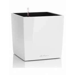Kvetináč Lechuza Cube Premium All-in-One set biely 50x50x50 cm