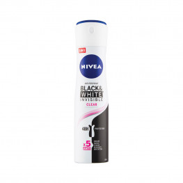Nivea antiperspirant Black & White Invisible Clear 150 ml