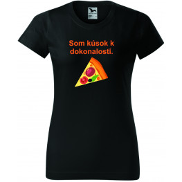 Dámske tričko pre páry - PIZZA - kúsok k dokonalosti